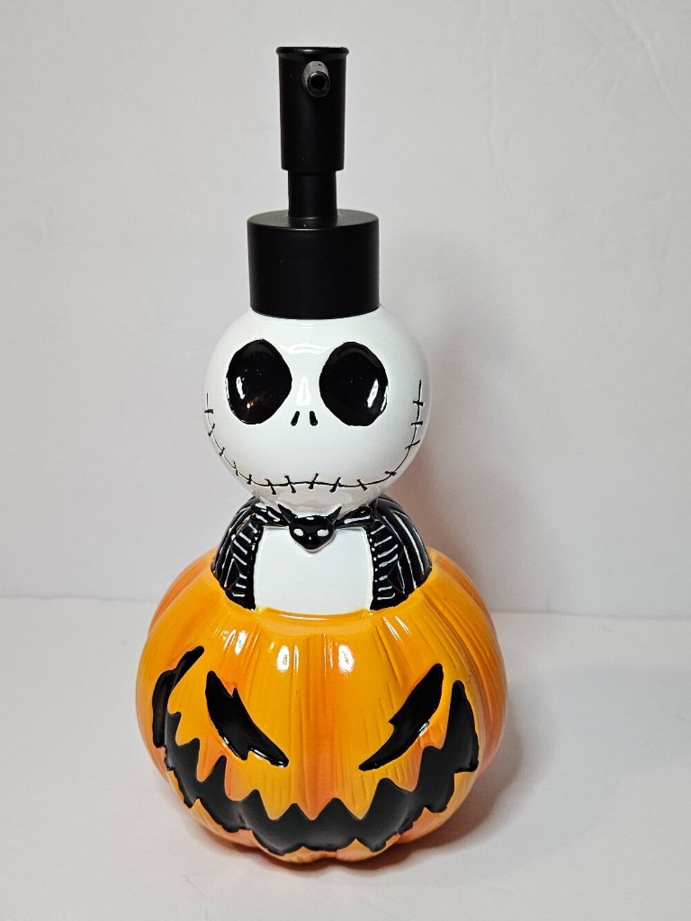 Jack Skellington Halloween Pumpkin Soap Dispenser